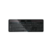 Logitech Wireless Solar K750 keyboard RF Wireless AZERTY Belgian Black