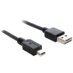 DeLOCK 3m USB 2.0 A - mini USB m/m USB cable USB A Mini-USB B Black