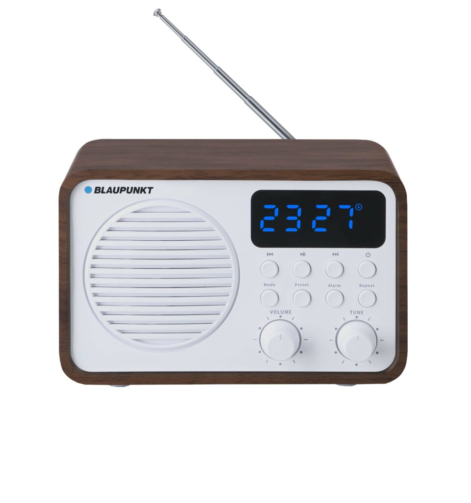 PP7BT radio Portable Analog & digital White, Wood