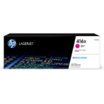 HP 416X MAGENTA TONER - HIGH YIELD - APPROX 6K PAGES. M454, M479, M455, M480 MODELS
