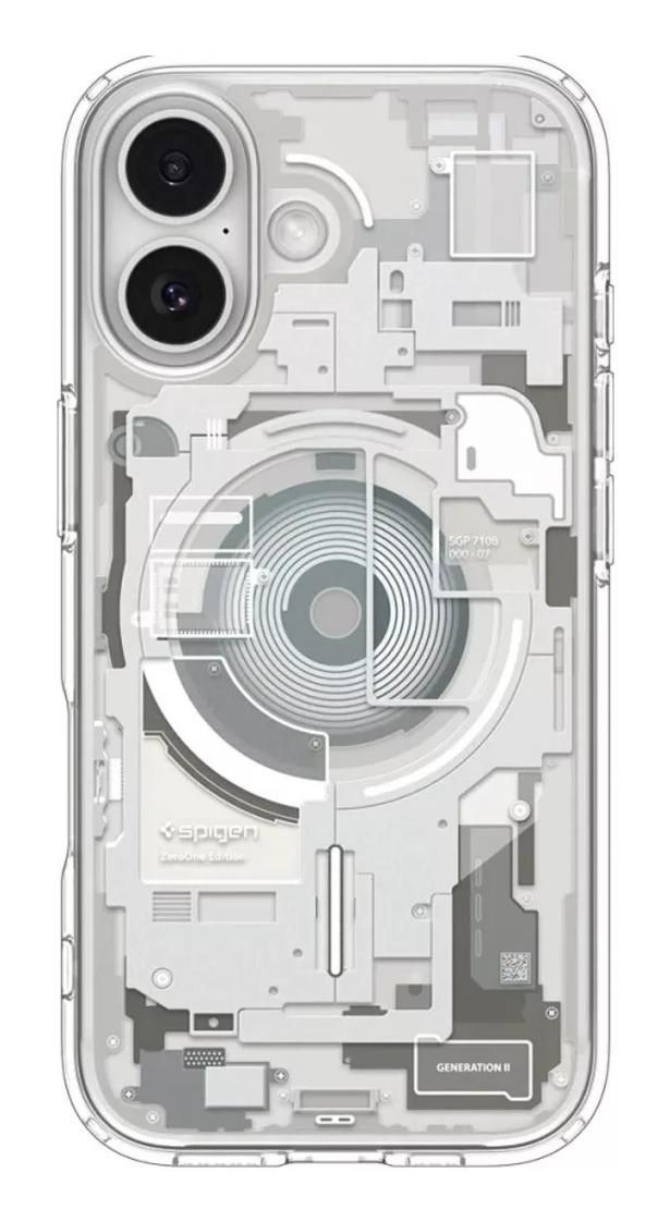 Image of Spigen SP110998 mobile phone case 16 cm (6.3") Cover White
