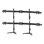 Amer AMR6S30 monitor mount / stand 76.2 cm (30") Desk Black