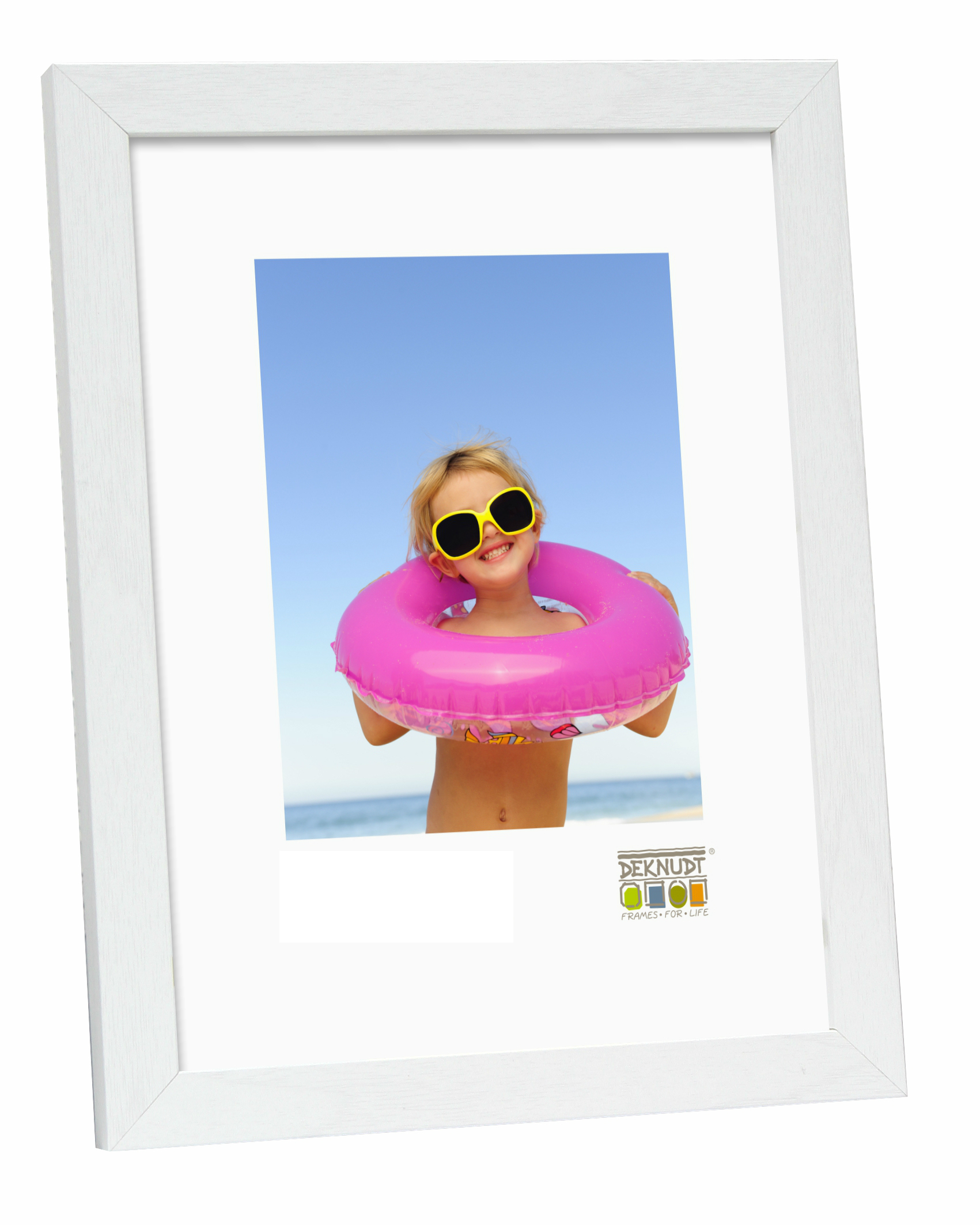 Image of Deknudt S44CF1 - MDF Wood - White - Single picture frame - 20 x 30...