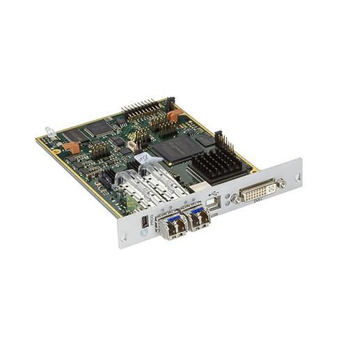 Black Box MODULAR VGA/DVI & USB HID TX CARD W/REDUNDANT FIBER LINK