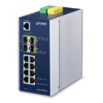 PLANET IGS-12040MT network switch Managed L2+ Gigabit Ethernet (10/100/1000) Blue, White