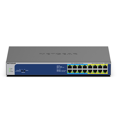 Image of NETGEAR GS516UP Unmanaged Gigabit Ethernet (10/100/1000) Power...