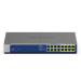 Netgear GS516UP No administrado Gigabit Ethernet (10/100/1000) Energía sobre Ethernet (PoE) Gris