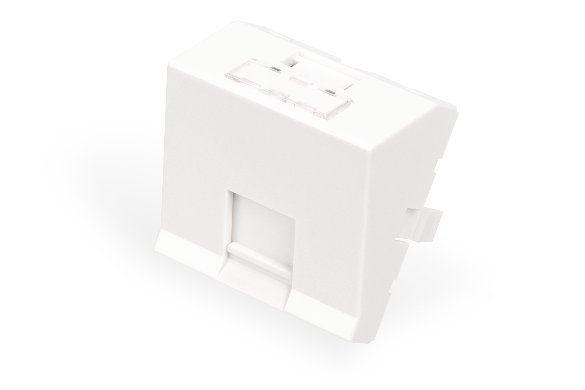 Image of Digitus Face plate, 1 port, 45 x 45 mm, angled, for frame...