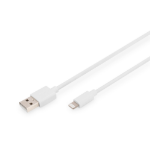 Digitus Lightning to USB-A data/charging cable, MFI-certified