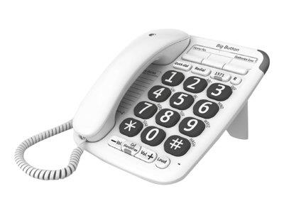 British Telecom Big Button 200 Analog telephone White