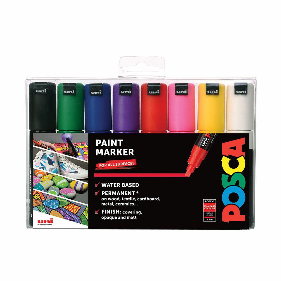 POSCA PC-8K 8er Set
