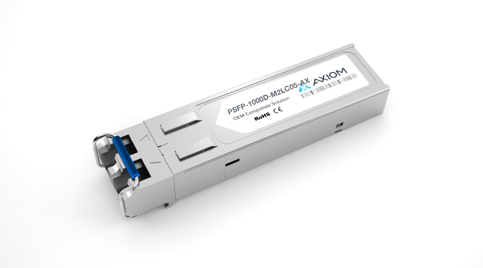 Axiom PSFP-1000D-M2LC05-AX Compatible 1G SFP 550 m Transceiver Axiom PSFP-1000D-M2LC05-AX Compatible 1G SFP 550 m Transceiver