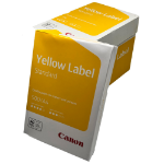 Canon Yellow Label Standard PEFC A4 White Paper Pk 5 Reams of 500 80GSM