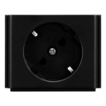 AMX HPX-P200-PC-EU outlet box Type F Black
