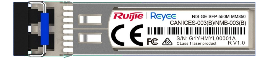 Ruijie Networks NIS-GE-SFP-550M-MM850 network transceiver module Fiber optic 1000 Mbit/s 850 nm
