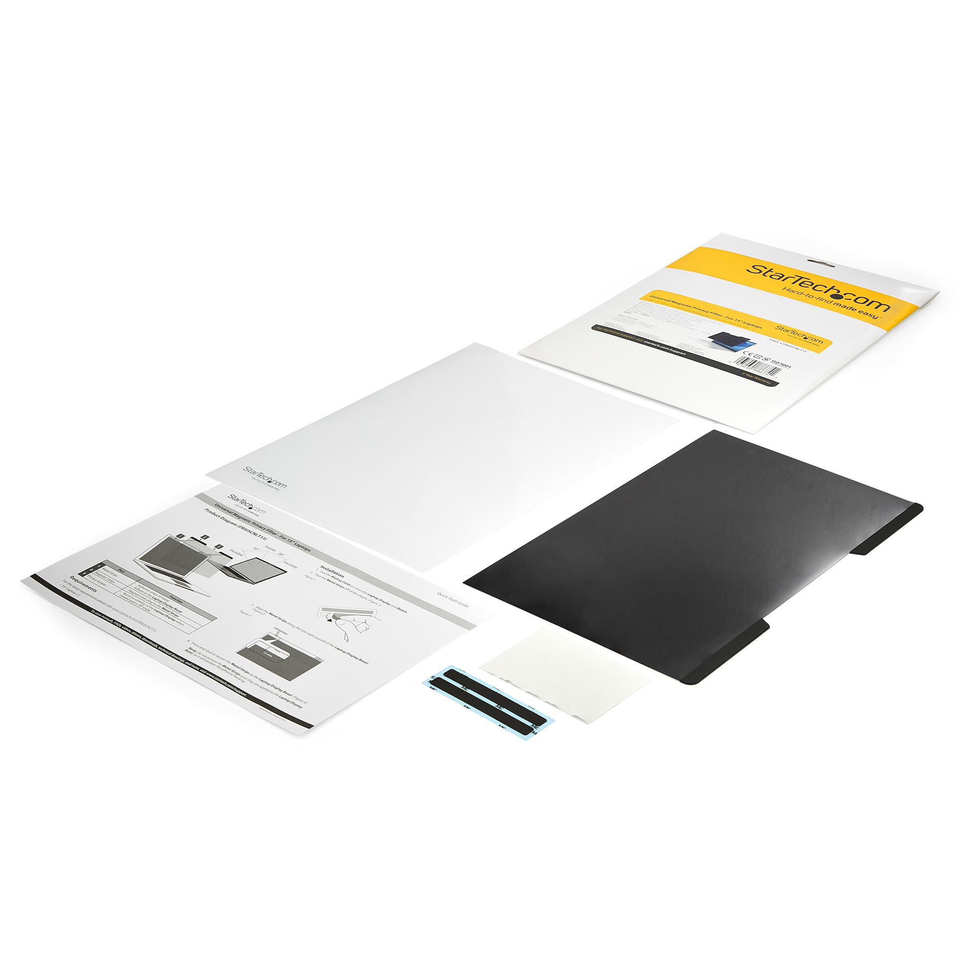 Image of StarTech.com Laptop Privacy Screen for 15.6" Notebook - Magnetic...