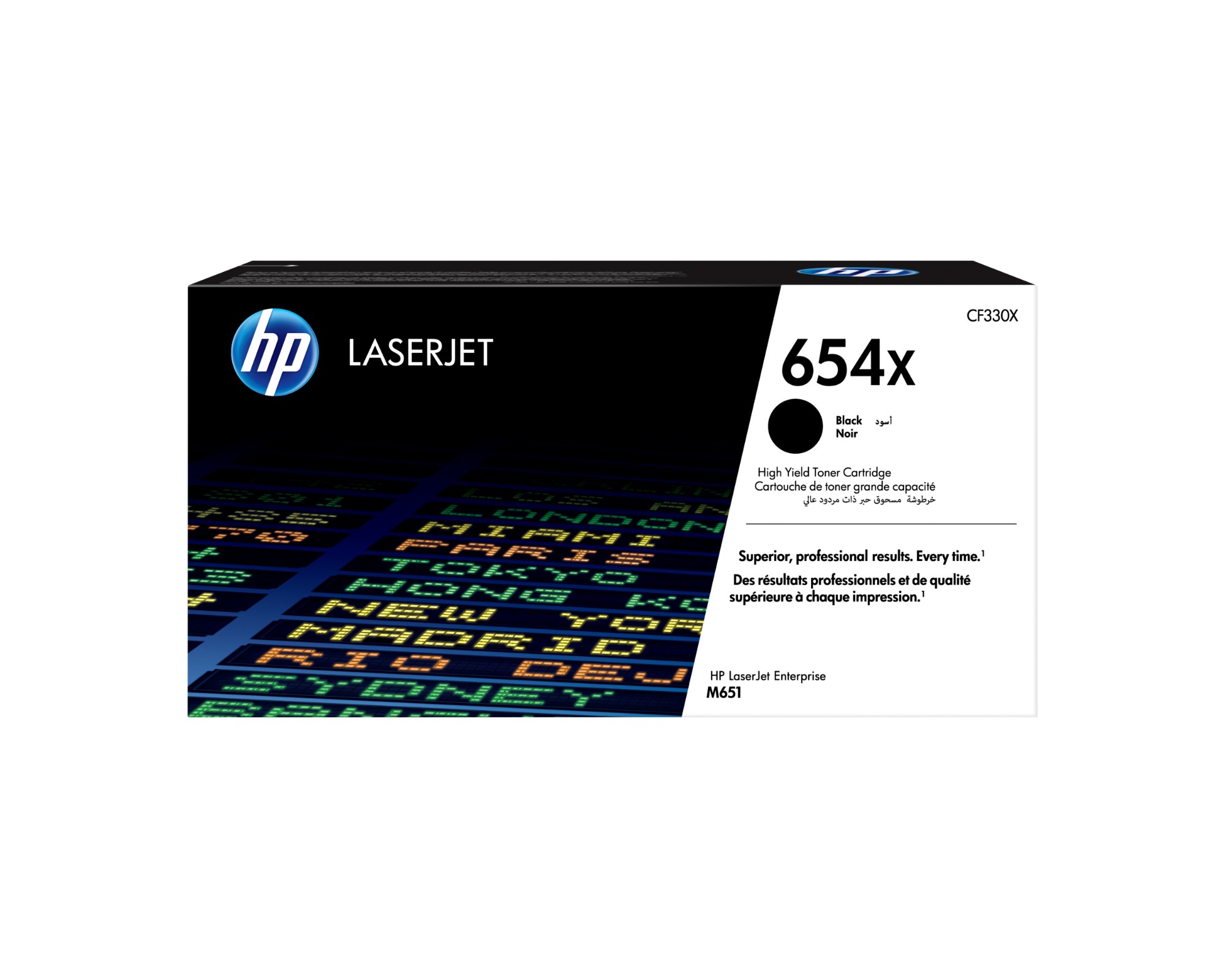 CF330X/654X Toner cartridge black, 20.5K pages ISO/IEC 19798 for HP