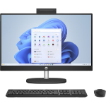 HP 24-cr0050nd AMD Ryzen™ 5 7520U 60,5 cm (23.8") 1920 x 1080 Pixels Alles-in-één-pc 8 GB LPDDR5-SDRAM 512 GB SSD Windows 11 Home Wi-Fi 6 (802.11ax) Zwart