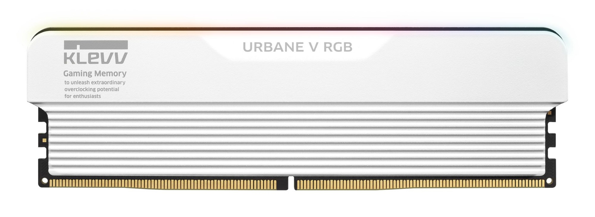 32GB (16GBx2) KLEVV URBANE V RGB 6000MHz CL28 DDR5 Kit White