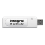 Integral USB2.0 CARDREADER SINGLE SLOT CF card reader White