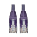 Tripp Lite N201-006-PU Cable Ethernet (UTP) Patch Moldeado Snagless Cat6 Gigabit (RJ45 M/M), Púrpura, 1.83 m [6 pies]
