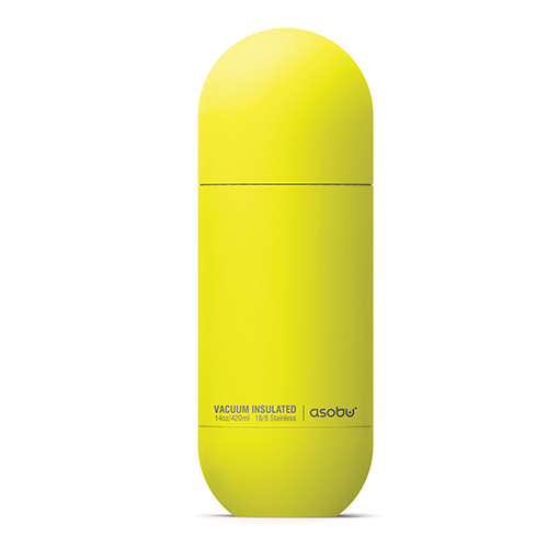 Image of Asobu Orb - 430 ml - Daily usage - Yellow - Stainless steel - 24 h...