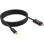 Vision TC 2MUSBCHDMI8K/BL mobile phone cable Black 2 m USB C
