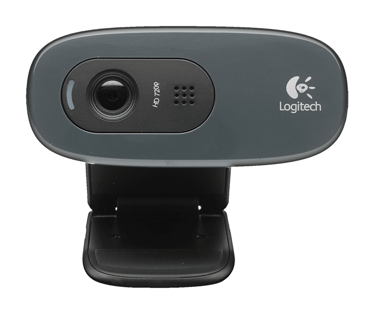 Image of Logitech HD C270 webcam 3 MP 1280 x 720 pixels USB 2.0 Black, Grey