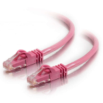 C2G Cat6, 2ft. networking cable Pink 23.6" (0.6 m)
