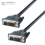 CONNEkT Gear 3m DVI-D Monitor Connector Cable - Male to Male - 24+1 Dual Link
