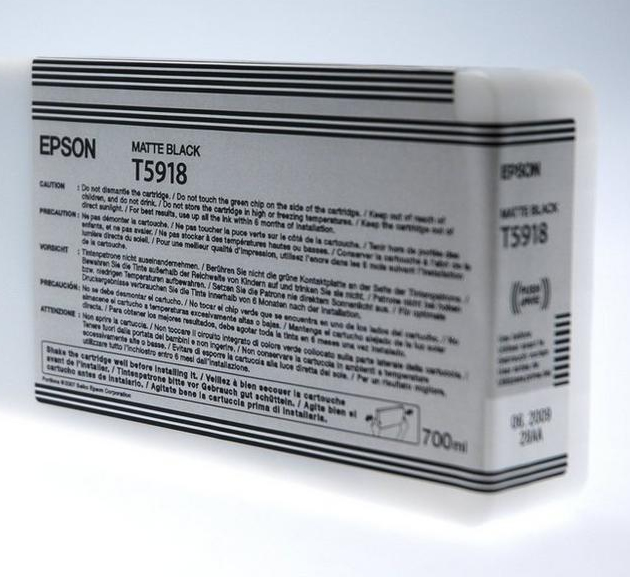 Epson C13T59180N/T5918 Ink cartridge black matt 700ml for Epson Stylus