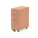 Dynamic I001649 office drawer unit Beech Melamine Faced Chipboard (MFC)