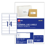 Avery 938209 printer label White Self-adhesive printer label