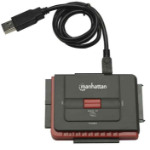 Manhattan 179195 laptop dock/port replicator USB Type-A Black