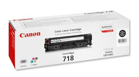 Image of Canon 2662B017/718BKVP Toner cartridge black twin pack Contract,...