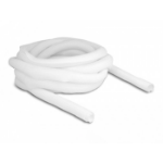 DeLOCK Braided Sleeve self-closing 5 m x 25 mm white