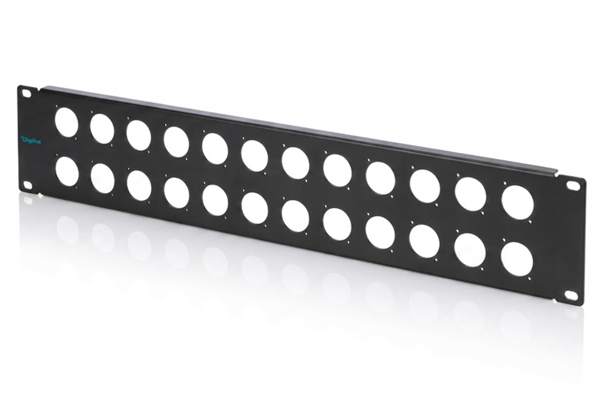 Digitus 2U panel for D-type modules. 24-port
