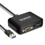 Simplecom DA326 USB graphics adapter 1920 x 1080 pixels Black