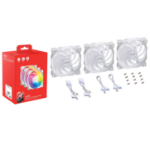 XPG VENTO 120 ARGB PWM Computer case Fan 12 cm White 3 pc(s)