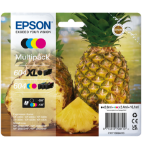 Epson C13T10H94010/604XL/604 Ink cartridge multi pack 1xBk HC + 1x C,M,Y 500pg + 3x130pg Pack=4 for Epson XP-2200