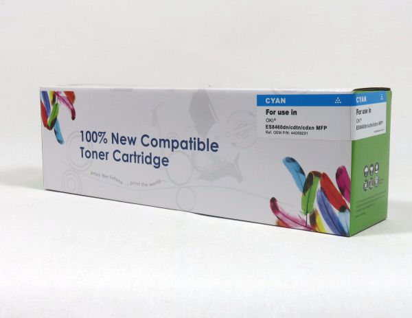 Image of DATA DIRECT Oki ES8460 Toner Cyan Compatible 44059231C