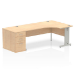 Dynamic Impulse Right Crescent Desk Workstation