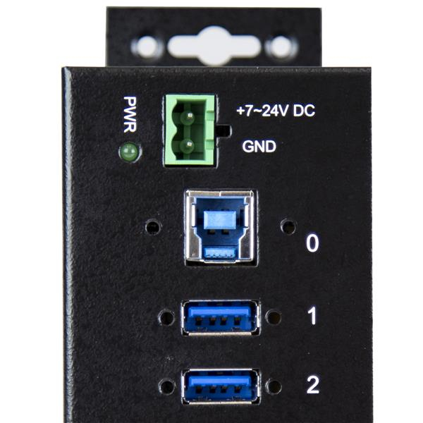 StarTech.com 10-Port Industrial USB 3.0 Hub with ESD & 350W Surge Protection