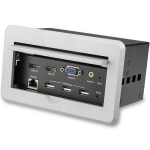 StarTech.com Conference Table Connectivity Box for A/V - 4K -