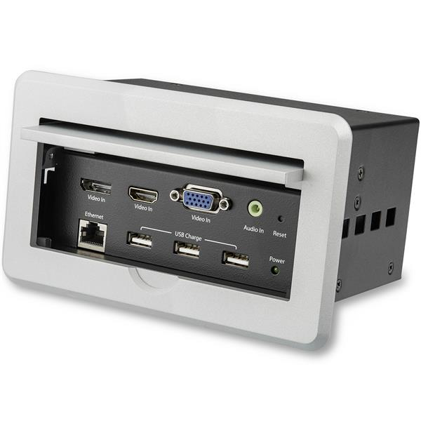 Image of StarTech.com Conference Table Connectivity Box for A/V - 4K