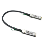 PLANET CB-DAQSFP-0.5M InfiniBand/fibre optic cable QSFP+ Black, Grey