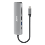 Port Designs 900162 interface hub USB Type-C Silver