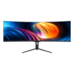 V7 49" USB-C (65W PD) Viewable Curved Monitor - DQHD - 5120 x 1440 - Height Adjustable