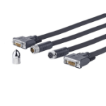 Vivolink PRODVICW15 DVI cable 15 m DVI-D Black
