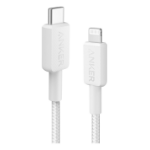 Anker Braided USB-C to Lightning Charging Cable 0.9 m, White